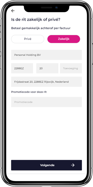 Zakelijk of privé?